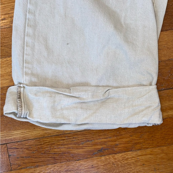 BDG Urban Outfitters Skater Baggy Distressed Khaki/Bone Size 27 Jeans Pants - Picture 3 of 9